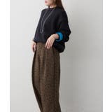 【5色展開】配色使いニットプルオーバー | RMAF NICE CLAUP / OLIVE des OLIVE | 詳細画像19