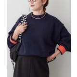 【5色展開】配色使いニットプルオーバー | RMAF NICE CLAUP / OLIVE des OLIVE | 詳細画像22