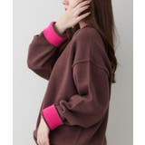 【5色展開】配色使いニットプルオーバー | RMAF NICE CLAUP / OLIVE des OLIVE | 詳細画像4