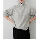 ヤクタッチハーフジップニット | RMAF NICE CLAUP / OLIVE des OLIVE | 詳細画像18