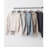 ヤクタッチハーフジップニット | RMAF NICE CLAUP / OLIVE des OLIVE | 詳細画像28