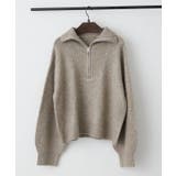 ヤクタッチハーフジップニット | RMAF NICE CLAUP / OLIVE des OLIVE | 詳細画像32
