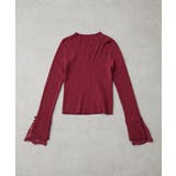【6色展開】上品見えが叶う、袖口レースリブニット | RMAF NICE CLAUP / OLIVE des OLIVE | 詳細画像12