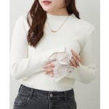 【6色展開】上品見えが叶う、袖口レースリブニット | RMAF NICE CLAUP / OLIVE des OLIVE | 詳細画像13