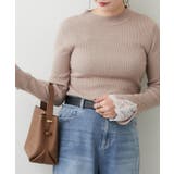 【6色展開】上品見えが叶う、袖口レースリブニット | RMAF NICE CLAUP / OLIVE des OLIVE | 詳細画像21