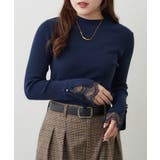 【6色展開】上品見えが叶う、袖口レースリブニット | RMAF NICE CLAUP / OLIVE des OLIVE | 詳細画像2