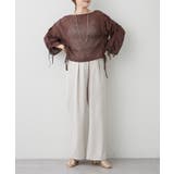 【夏から秋まで着れる】メッシュダブルドロストプルオーバー | RMAF　NICE CLAUP / OLIVE des OLIVE | 詳細画像37 