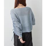 【夏から秋まで着れる】メッシュダブルドロストプルオーバー | RMAF　NICE CLAUP / OLIVE des OLIVE | 詳細画像6 