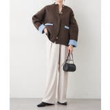 【アウター代わりにもなる】ふんわりもっちりダブルフェイスカーディガン | RMAF　NICE CLAUP / OLIVE des OLIVE | 詳細画像46 