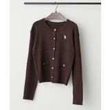 ブラウン | 【U.S. POLO ASSN. ×RMAF】ケーブルニットカーディガン | RMAF　NICE CLAUP / OLIVE des OLIVE