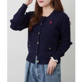 【U.S. POLO ASSN. ×RMAF】ケーブルニットカーディガン | RMAF NICE CLAUP / OLIVE des OLIVE | 詳細画像9