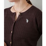 【U.S. POLO ASSN. ×RMAF】ケーブルニットカーディガン | RMAF NICE CLAUP / OLIVE des OLIVE | 詳細画像16