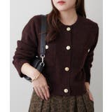 ポケット付クルーカーディガン | RMAF NICE CLAUP / OLIVE des OLIVE | 詳細画像15