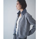 グレー | デニムドッキングカーディガン | RMAF　NICE CLAUP / OLIVE des OLIVE