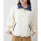 フリース配色アノラック | RMAF NICE CLAUP / OLIVE des OLIVE | 詳細画像15
