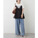 サテンドッキングキャミTシャツ | RMAF NICE CLAUP / OLIVE des OLIVE | 詳細画像23