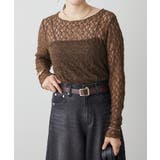 ストレッチレース長袖プルオーバー | RMAF NICE CLAUP / OLIVE des OLIVE | 詳細画像7