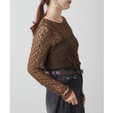 ストレッチレース長袖プルオーバー | RMAF NICE CLAUP / OLIVE des OLIVE | 詳細画像9
