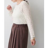 ストレッチレース長袖プルオーバー | RMAF NICE CLAUP / OLIVE des OLIVE | 詳細画像3