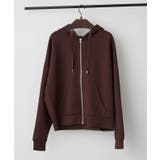 ブラウン | ダンボールジップパーカー | RMAF NICE CLAUP / OLIVE des OLIVE