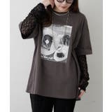 袖レース転写大人Tシャツ | RMAF NICE CLAUP / OLIVE des OLIVE | 詳細画像9