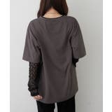 袖レース転写大人Tシャツ | RMAF NICE CLAUP / OLIVE des OLIVE | 詳細画像12