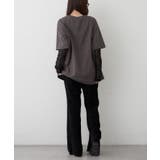 袖レース転写大人Tシャツ | RMAF NICE CLAUP / OLIVE des OLIVE | 詳細画像16