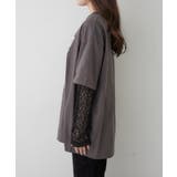 袖レース転写大人Tシャツ | RMAF NICE CLAUP / OLIVE des OLIVE | 詳細画像18