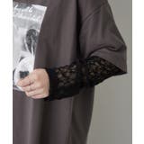 袖レース転写大人Tシャツ | RMAF NICE CLAUP / OLIVE des OLIVE | 詳細画像21