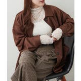 ストレッチレースボトルネックプルオーバー | RMAF NICE CLAUP / OLIVE des OLIVE | 詳細画像3