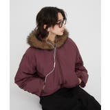 フェイクファー付MA-1ブルゾン | RMAF NICE CLAUP / OLIVE des OLIVE | 詳細画像9