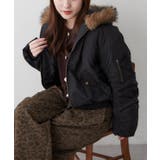 フェイクファー付MA-1ブルゾン | RMAF NICE CLAUP / OLIVE des OLIVE | 詳細画像14