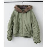 フェイクファー付MA-1ブルゾン | RMAF NICE CLAUP / OLIVE des OLIVE | 詳細画像21
