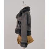 フェイクファー付ライダースジャケット | RMAF NICE CLAUP / OLIVE des OLIVE | 詳細画像48