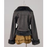 フェイクファー付ライダースジャケット | RMAF NICE CLAUP / OLIVE des OLIVE | 詳細画像49