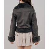 フェイクファー付ライダースジャケット | RMAF NICE CLAUP / OLIVE des OLIVE | 詳細画像35