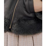 フェイクファー付ライダースジャケット | RMAF NICE CLAUP / OLIVE des OLIVE | 詳細画像39