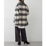 シャギーチェックダブルテーラージャケット | RMAF NICE CLAUP / OLIVE des OLIVE | 詳細画像20