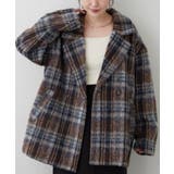 シャギーチェックダブルテーラージャケット | RMAF NICE CLAUP / OLIVE des OLIVE | 詳細画像2