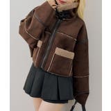 フェイクムートンショートジャケット | RMAF NICE CLAUP / OLIVE des OLIVE | 詳細画像4