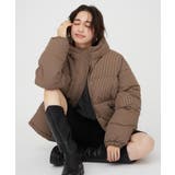 ベージュ | チェック中綿ブルゾン | RMAF NICE CLAUP / OLIVE des OLIVE