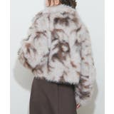 柄ファー2WAYブルゾン | RMAF　NICE CLAUP / OLIVE des OLIVE | 詳細画像15 