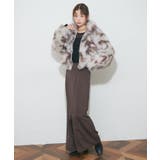 柄ファー2WAYブルゾン | RMAF　NICE CLAUP / OLIVE des OLIVE | 詳細画像18 