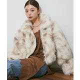 柄ファー2WAYブルゾン | RMAF　NICE CLAUP / OLIVE des OLIVE | 詳細画像2 