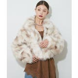柄1 | 柄ファー2WAYブルゾン | RMAF　NICE CLAUP / OLIVE des OLIVE