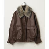 ミックスファー付合皮ブルゾン | RMAF NICE CLAUP / OLIVE des OLIVE | 詳細画像16