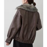 ミックスファー付合皮ブルゾン | RMAF NICE CLAUP / OLIVE des OLIVE | 詳細画像13