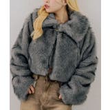 チャコール | ミックスファービット付ブルゾン | RMAF NICE CLAUP / OLIVE des OLIVE