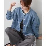 リメイク風ノーカラーGジャン | RMAF　NICE CLAUP / OLIVE des OLIVE | 詳細画像2 