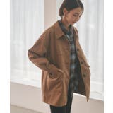 キャメル | フェイクスエードカバーオール | RMAF　NICE CLAUP / OLIVE des OLIVE